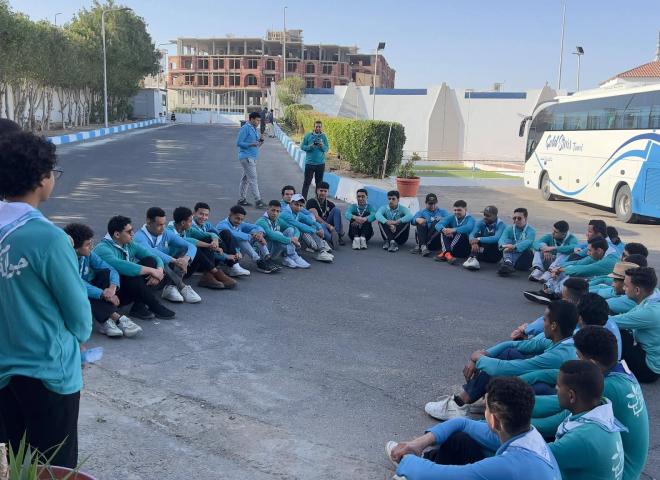 الشباب والرياضة تنظم رحلة ”الإستكشاف والمتعة” لفرق الجوالة المشاركين بمعسكر شارتي الرحالة والبحاثة بمحافظة البحر الأحمر