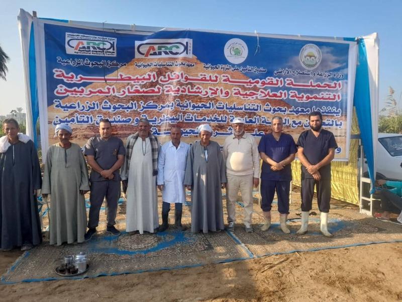 ”الزراعة”: سلسلة  قوافل بيطرية مجانية ودورات تدريبية مكثفة لدعم مربي الماشية في صعيد مصر بالتعاون مع الاتحاد الأوروبي