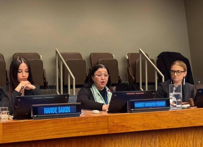 نائبة وزيرة التضامن الاجتماعي تشارك في فعاليات الحلقة النقاشية حول ”أنظمة الرعاية الشاملة كممكنات للمساواة بين الجنسين والاندماج الاجتماعي والكرامة” بنيويورك