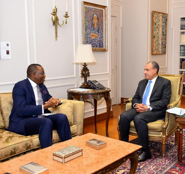 وزير الخارجية يستقبل رئيس لجنة العشرة الافريقية لإصلاح مجلس الأمن