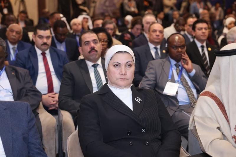 رئيسة المجلس القومي للطفولة والأمومة تشهد افتتاح اجتماع القاهرة التاسع رفيع المستوى لرؤساء المحاكم الدستورية والمحاكم العليا والمجالس الدستورية الإفريقية