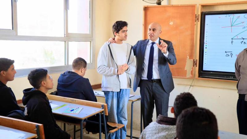 وزير التربية والتعليم يجري جولة مفاجئة بمدارس البحيرة للوقوف على انتظام العملية التعليمية