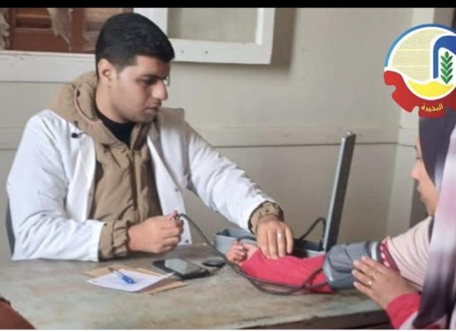 قافلة سكانية شاملة تخدم أهالي كفر نكلا بالمحمودية وتقدم ١٣٠٠ خدمة طبية وتوعوية وتثقيفية متنوعة