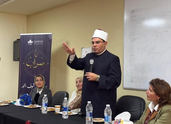 وزارة الأوقاف تشارك في ندوة توعوية بالجامعة الكندية الدولية حول مخاطر الدجل الإلكتروني