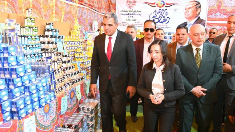 محافظ البحيرة تفتتح معرض ”أهلاً رمضان” بالرحمانية