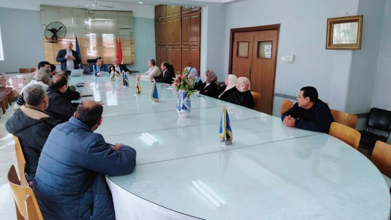 دورة تدريبية عن إدارة الملوثات العضوية والتخلص الأمن من رواكد المبيدات بزراعة البحيرة