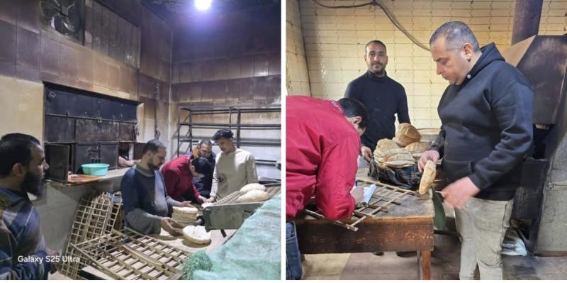 تحرير 13 محضر خلال حملة مكبرة لمتابعة أعمال المخابز بنطاق مركز أبوالمطامير