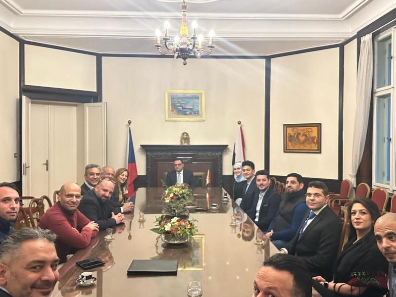 سفارة مصر في براج تنظم لقاء مع الجالية المصرية في جمهورية التشيك