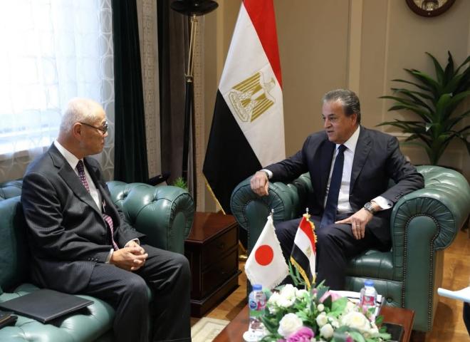وزير الصحة يستقبل سفير اليابان لبحث تعزيز التعاون الصحي وإنشاء مستشفى مصري ياباني بالعاصمة الجديدة