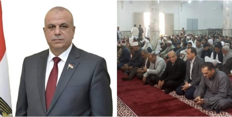 إفتتاح مسجد التوحيد بقرية نجيب محفوظ بالجهود الذاتية