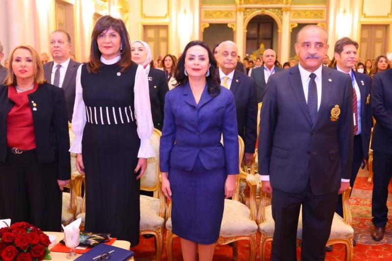 وزيرة التضامن الاجتماعي تشهد مؤتمر ”الصورة العامة” لأندية روتاري مصر