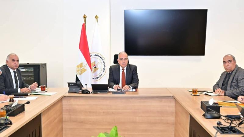 الدكتور سويلم يتابع موقف أنشطة المرحلة الثانية من مشروع ”برنامج إدارة مياه دلتا النيل