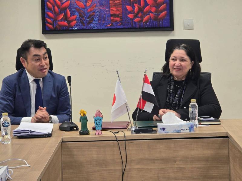 نائبة وزيرة التضامن الاجتماعي تستقبل فريق البعثة الاستشارية اليابانية التابعة لهيئة التعاون الدولي اليابانية «جايكا»