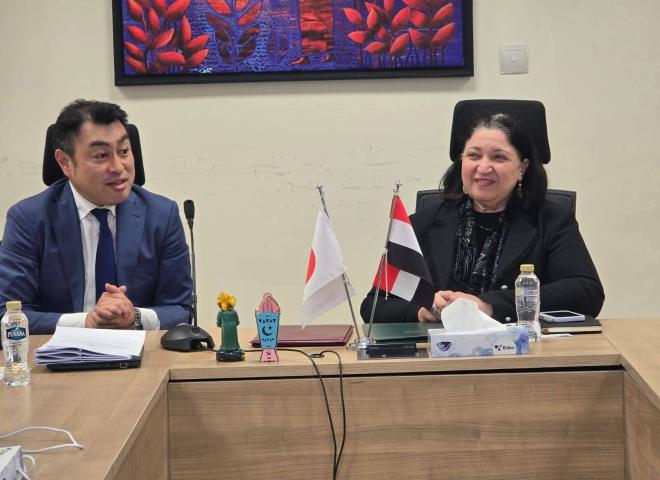 نائبة وزيرة التضامن الاجتماعي تستقبل فريق البعثة الاستشارية اليابانية التابعة لهيئة التعاون الدولي اليابانية «جايكا»