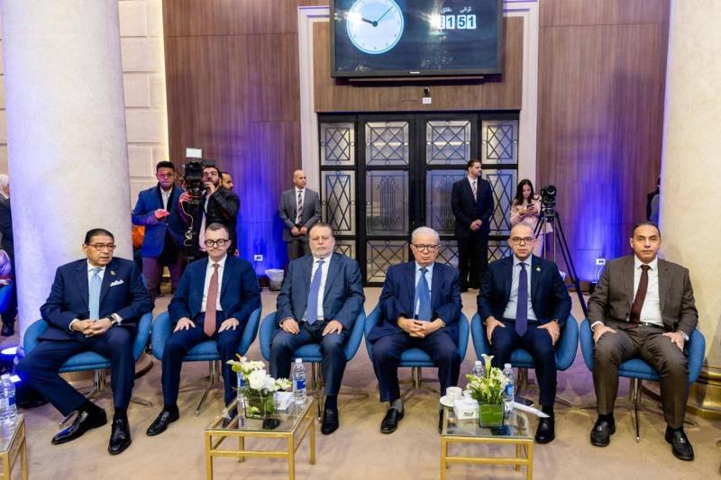 محافظ البنك المركزي المصري يشهد فعاليات تكريم البورصة المصرية للبنك التجاري الدولي