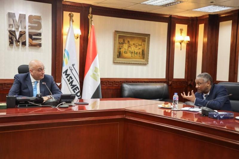 جهاز تنمية المشروعات يستقبل وفد رفيع المستوى من السودان لبحث تبادل الخبرات في مجالات دعم المشروعات الصغيرة