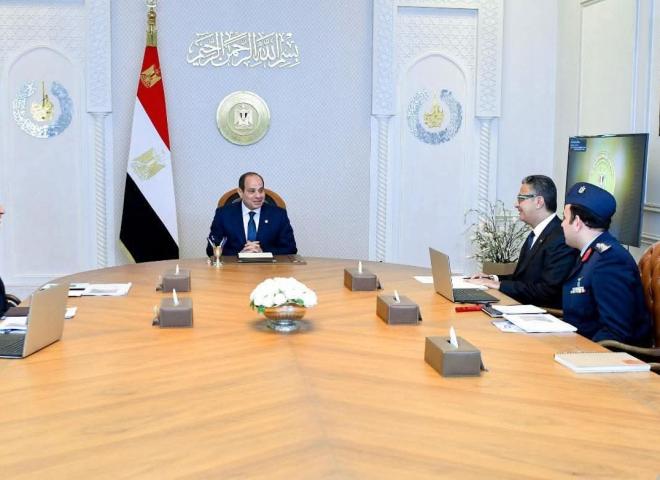 الرئيس السيسي يوجه بتعزيز المخزون الاستراتيجي وضبط الأسواق استعداداً لشهر رمضان المبارك