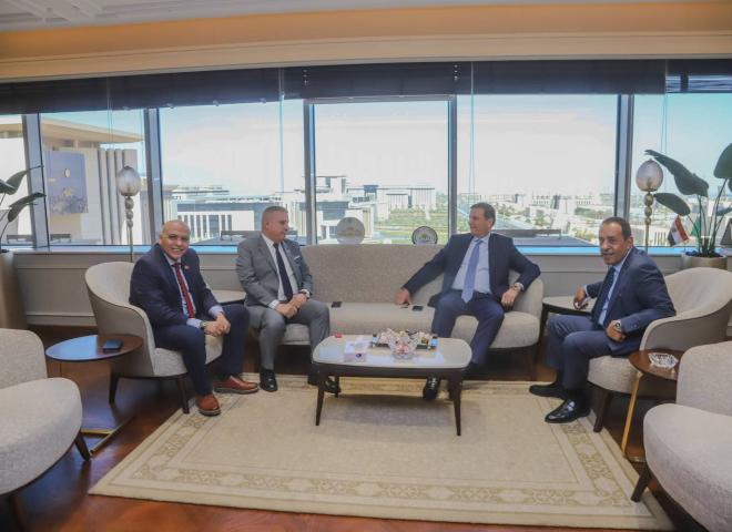 وزير الزراعة يستقبل رئيس ووكيل وأمين سر لجنة الزراعة والري بمجلس الشيوخ لتعزيز التعاون المشترك
