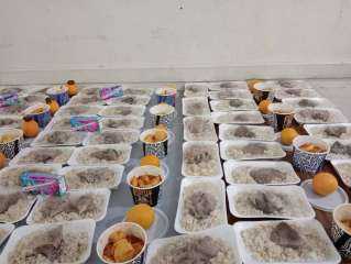 توزيع ١١٠٠ وجبة إفطار صائم بمركزي المحمودية ووادى النطرون ضمن فعاليات ”قطار الخير ٢” بالبحيرة