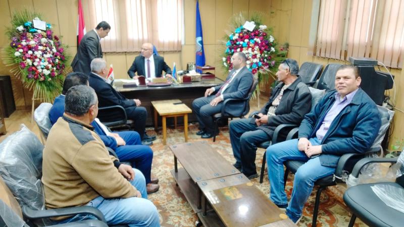 وكيل زراعة البحيرة يلتقى مسئولى التعاون الزراعي و فحص واعتماد التقاوى بالبحيرة