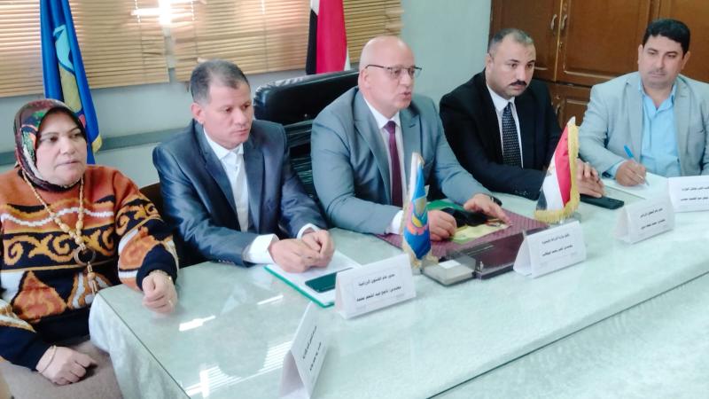 فى أول اجتماع لوكيل زراعة البحيرة الجديد : حماية الأراضي ”خط أحمر” و أول اولوياتى هو الفلاح والعمل على توفير جميع سبل الدعم له