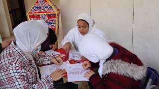 المكتبة المتنقلة تشارك بفعاليات ثقافية وفنية وتوعوية بمركز إيتاي البارود ضمن فعاليات ”قطار الخير ٢”