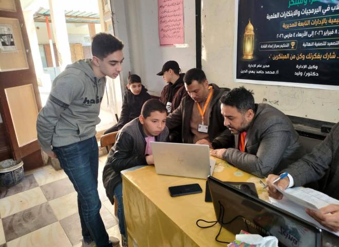 إستمرار مسابقات أوائل الطلبة والطلاب المبتكرين لدعم التفوق والإبداع ضمن فعاليات ”قطار الخير ٢” بالبحيرة