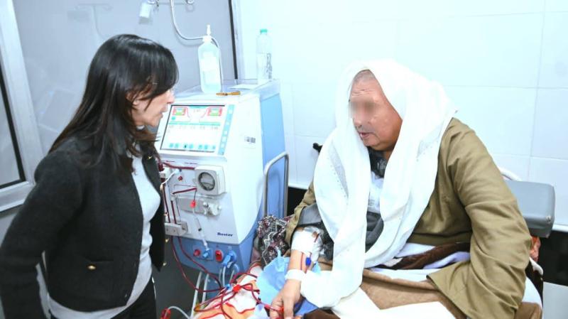 محافظ البحيرة تتفقد وحدة غسيل الكلى وبنك الدم بمستشفى أبو حمص المركزي