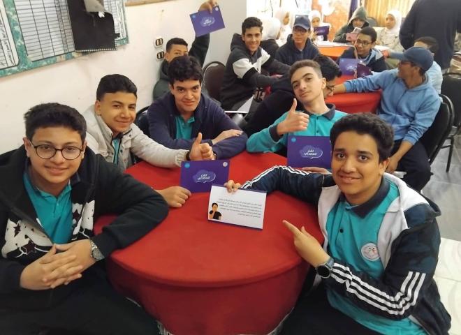 لتعزيز الوعي الرقمي لدى الطلاب .. تدريب طلاب الثانوية بكوم حمادة على الإستخدام الآمن للإنترنت ضمن فعاليات ”قطار الخير ٢”