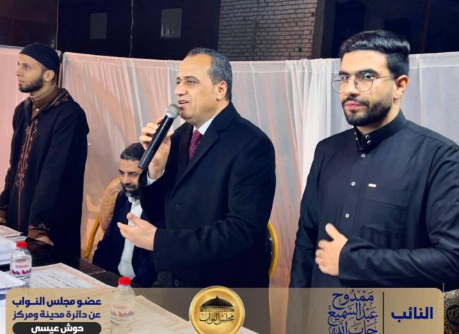 النائب ممدوح عبد السميع جاب الله يشارك في تكريم حفظة القرآن الكريم بمركز حوش عيسى