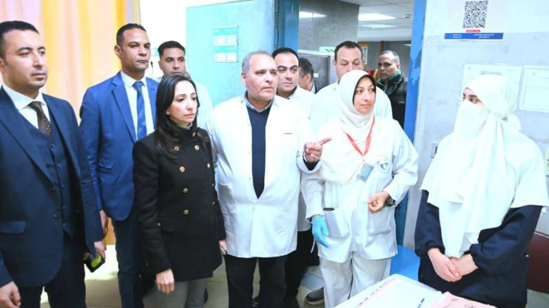 مع أول أيام عيد الفطر ..  محافظ البحيرة تفاجئ المعهد الطبي القومي بدمنهور