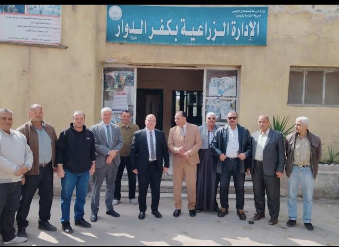 جولات مكوكية لوكيل زراعة البحيرة خلال أيام عيد الفطر