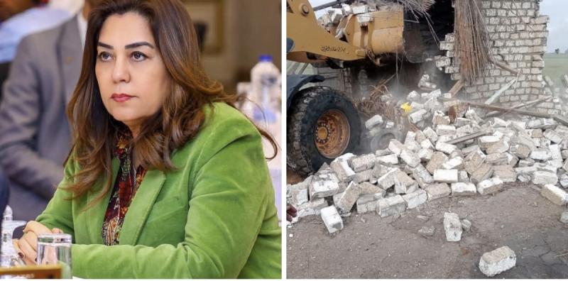 وزيرة التنمية المحلية والبيئة: التصدي لمخالفات بناء وتعديات على الأراضي الزراعية في عدد من المحافظات واتخاذ الإجراءات القانونية تجاه المخالفين