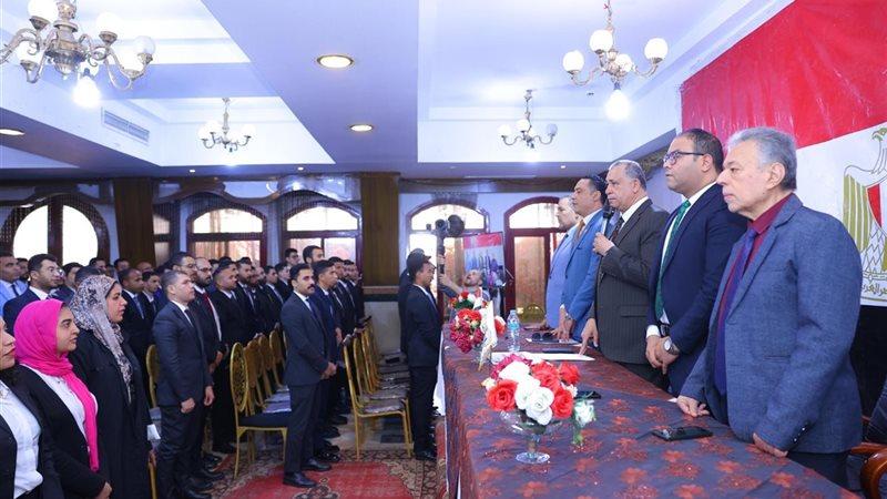 نقيب المحامين يترأس جلسة حلف اليمين القانونية للأعضاء الجدد بسوهاج