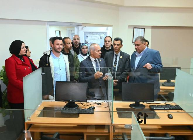 البحيرة تستعد لإعتماد مراكز التدريب بمكتبة مصر العامة بدمنهور لتنفيذ برامج شهادة أساسيات التحول الرقمي (FDTC)،