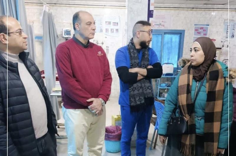 مرور مدير عام العلاجي ومدير عام الصيدلة على مستشفي شبراخيت فى فترة النوباتجية