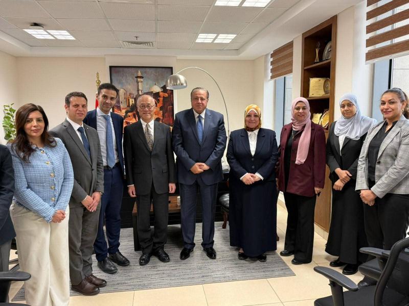 رئيس الجهاز المصري للملكية الفكرية يستقبل السفير الياباني بالقاهرة لبحث سبل تعزيز التعاون المشترك