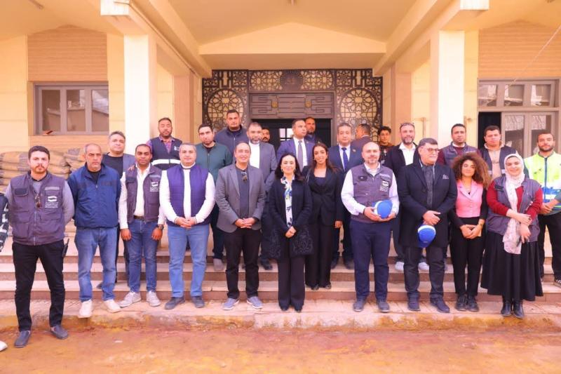 وزيرة التضامن الاجتماعي تتفقد مقر «مركز الانتصار» للمشورة والدعم النفسي والاجتماعي للأطفال تحت الإنشاء