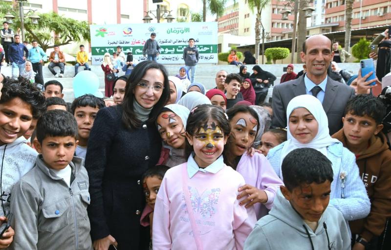 محافظ البحيرة تشهد احتفالية يوم اليتيم بمكتبة مصر العامة بدمنهور