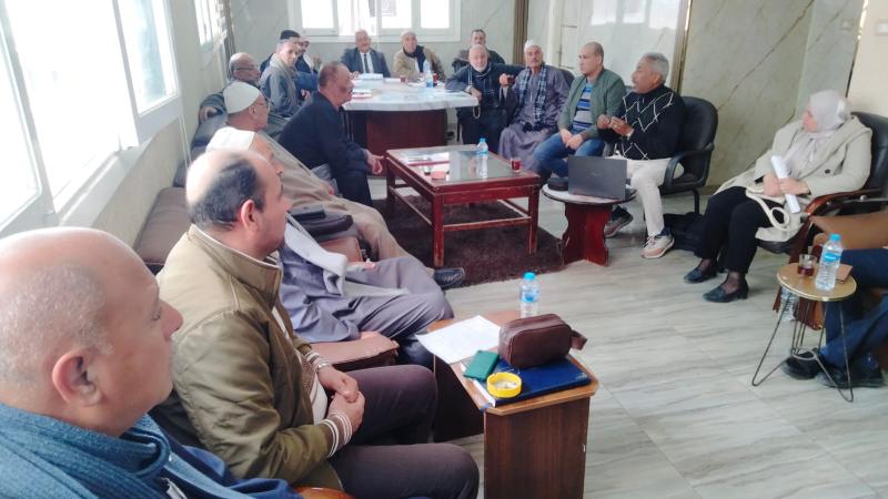 وكيل زراعة البحيرة يتابع إجتماع مجلس إدارة الجمعية المركزية بالبحيرة