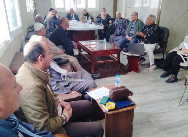 وكيل زراعة البحيرة يتابع إجتماع مجلس إدارة الجمعية المركزية بالبحيرة
