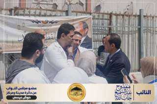 النائب ممدوح  جاب الله ومساعد وزير الصحة و وكيل وزارة الصحة بالبحيرة يقومون بجولة تفقدية داخل مستشفى حوش عيسى العام