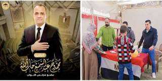 النائب ممدوح عبد السميع جاب الله يرسم البسمة علي وجة الأطفال  ذوي الهمم بمركز شباب حوش عيسى