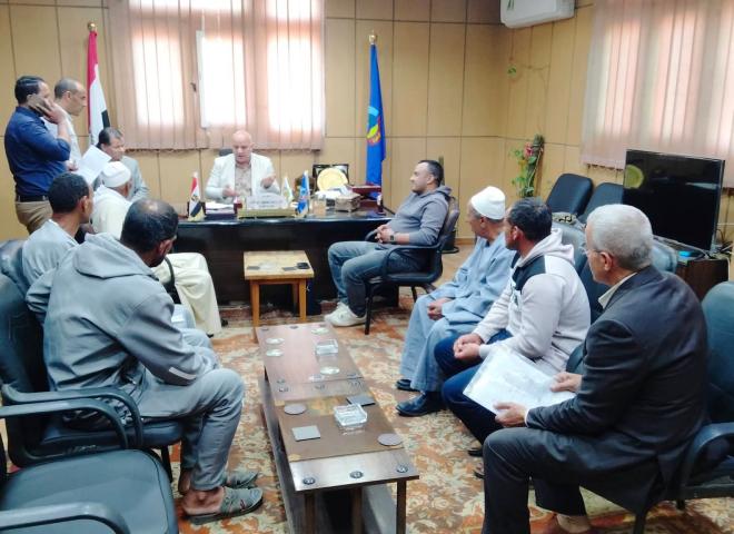 فى اللقاء الجماهيري...حل العديد من مشاكل المزارعين بالبحيرة
