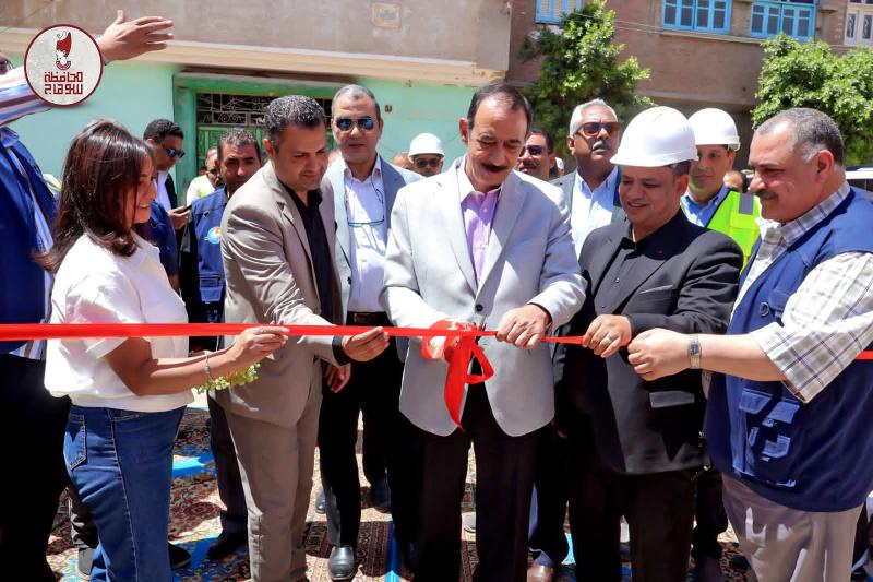 محافظ سوهاج يفتتح مشروعي مياه الشرب والصرف الصحى بيت علام بجرجا