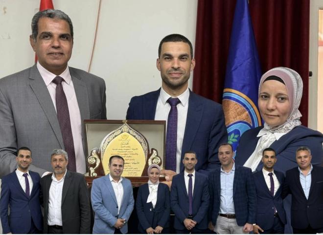???? تكريم الأستاذ سمير البلكيمي لتوليه رئاسة الإدارة المركزية لشئون الرقابة بالوزارة