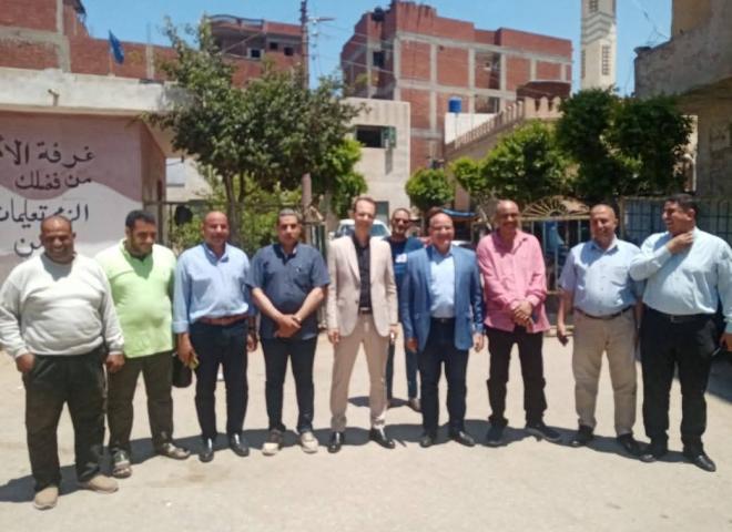 رئيس الإدارة المركزية لحماية الأراضى ووكيل وزارة الزراعة بالبحيرة يتفقدون الإدارات الزراعية خلال أجازة عيد الأضحى المبارك