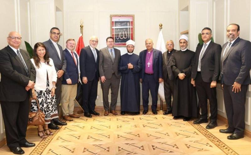 وزير الأوقاف يستقبل رئيس الطائفة الإنجيلية بمصر والأمين العام للاتحاد المعمداني العالمي والوفد المرافق
