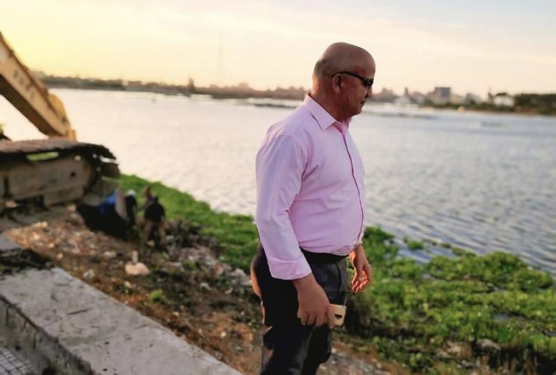 وكيل وزارة الزراعة بالبحيرة يتابع أعمال التطهير والجميل بمدينة رشيد
