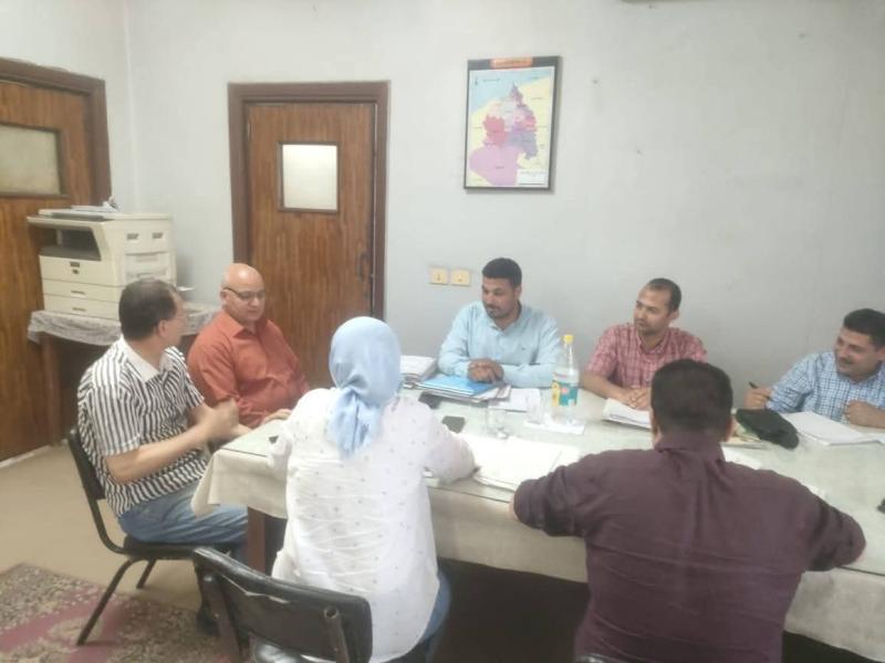 وكيل الوزارة يتابع أعمال لجنة الحيازات بالمديرية